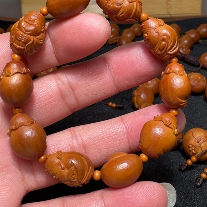 橄榄核手串/手链小财神