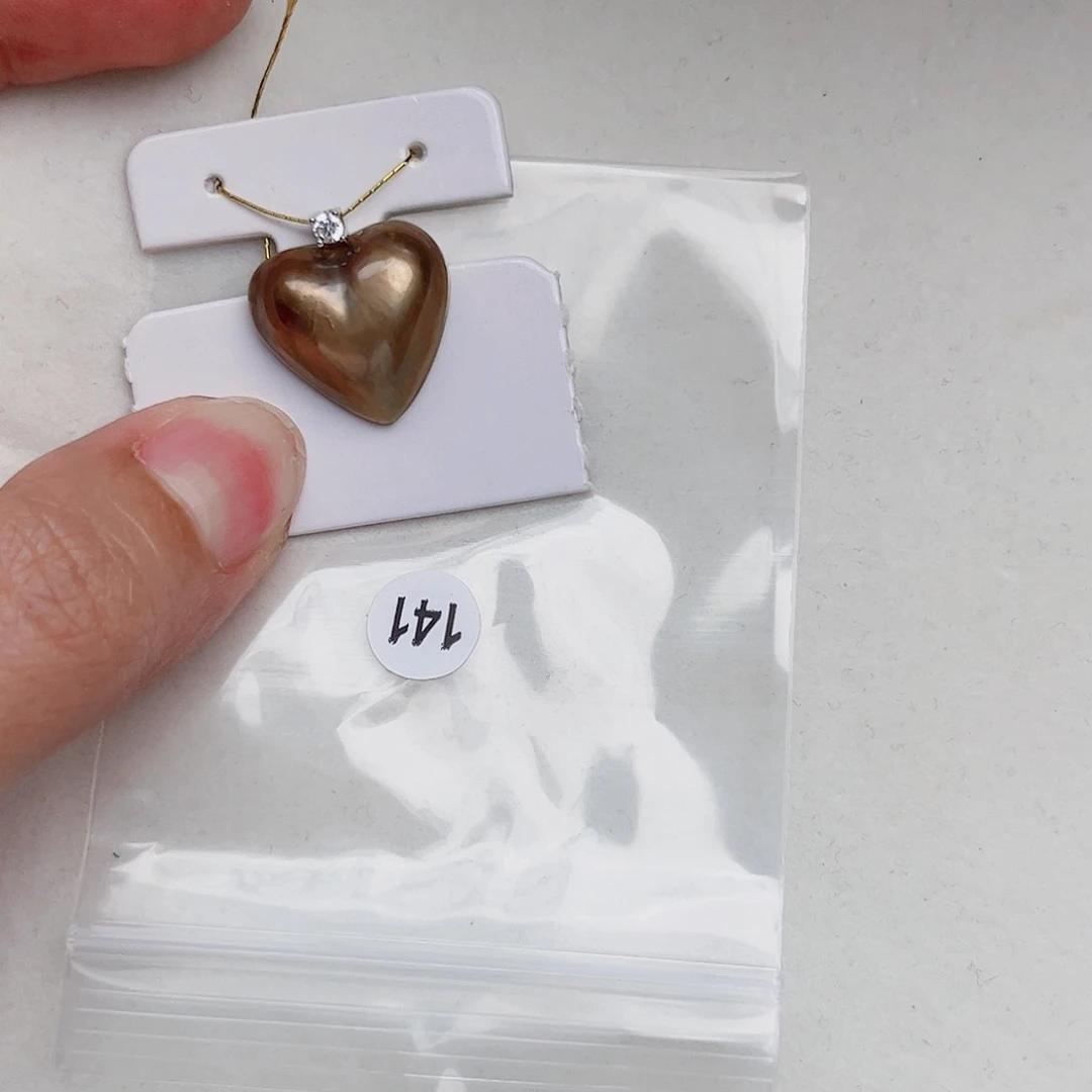 银S925镶嵌拼合珍珠（马贝珠）颈饰