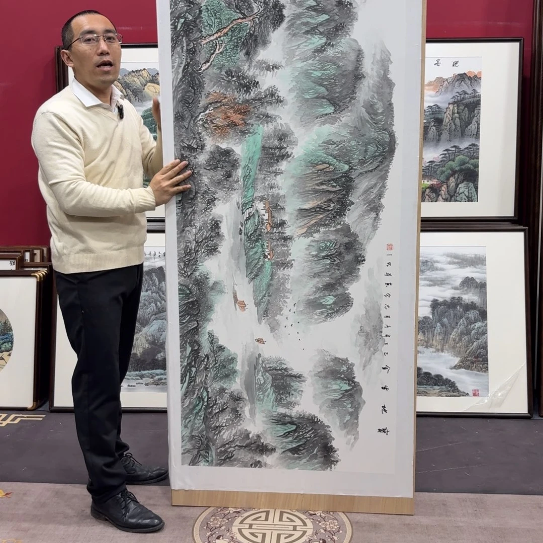 国画手绘作品210/80