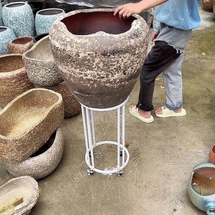 紫砂花盆高度46口径39