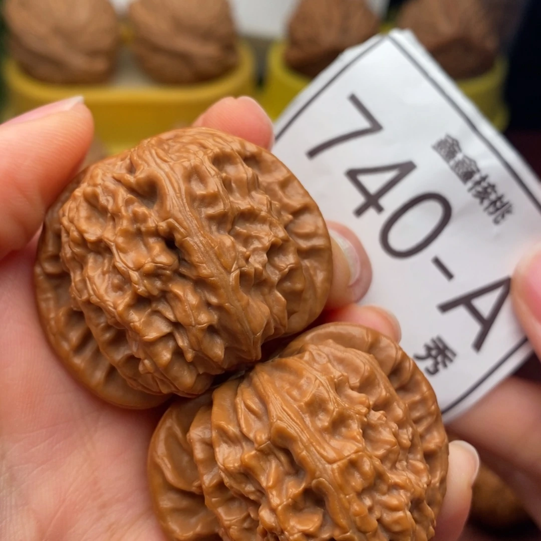 文玩核桃把件白狮子40……