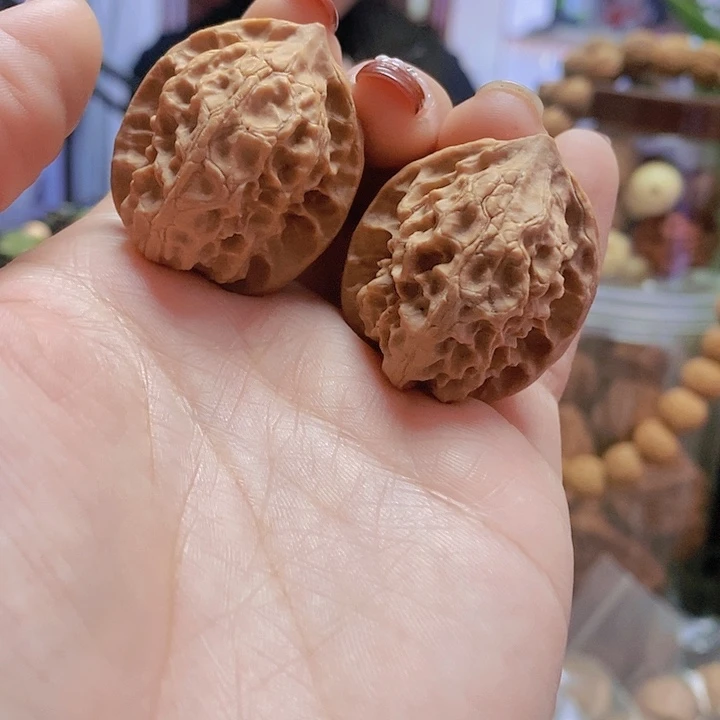 【闪购商品】文玩核桃把件31白蛇谷迷你