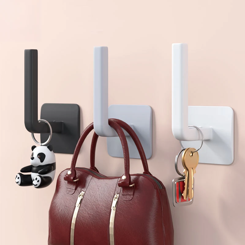 免打孔挂钩无痕强力粘钩玄关衣帽卫生间墙壁门后创意多功能挂衣架