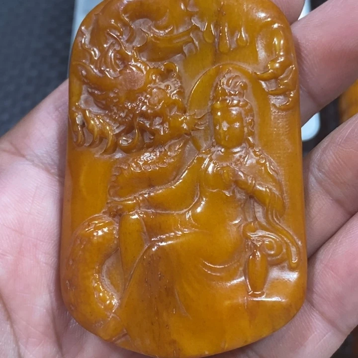 滴血莲花菩提吊坠