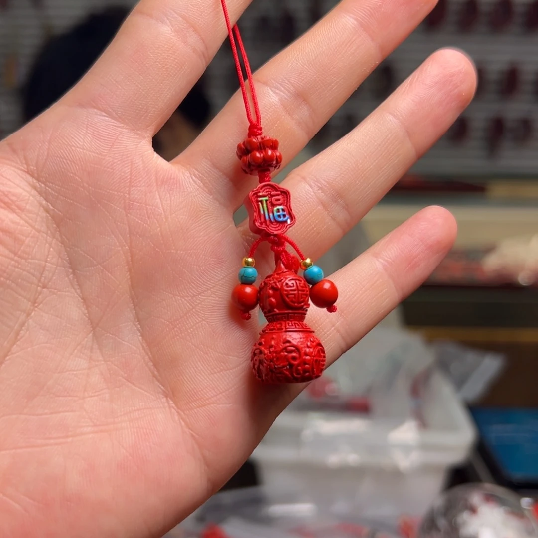 天然辰砂朱砂挂件