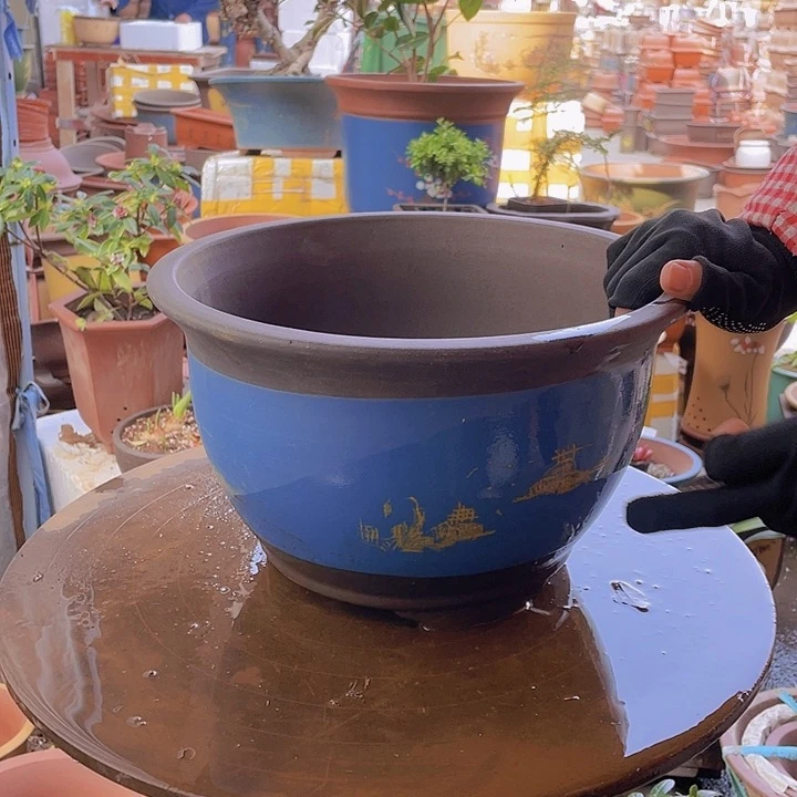 紫砂宜兴紫砂30蓝山水