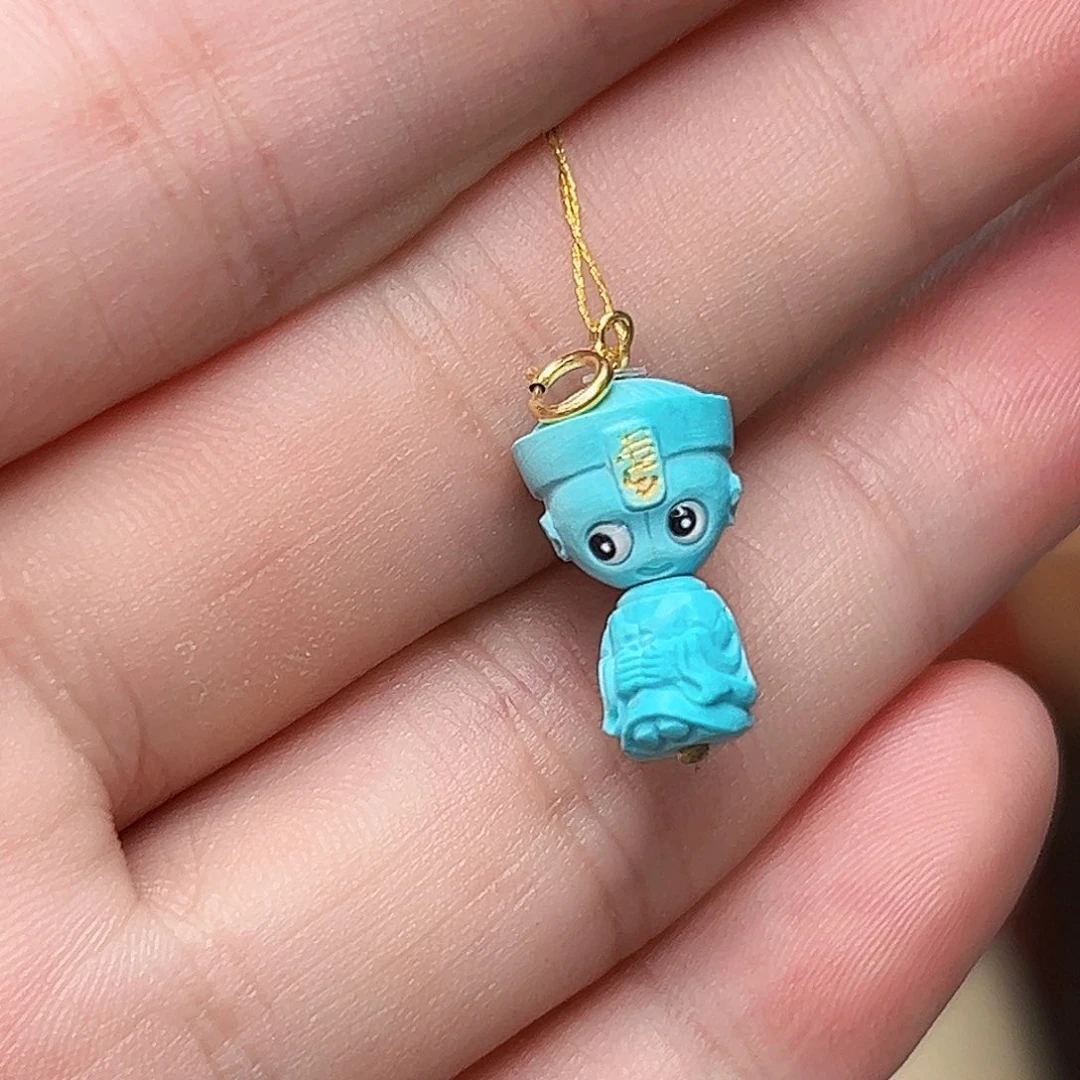 18K金镶嵌绿松石珠宝奇石