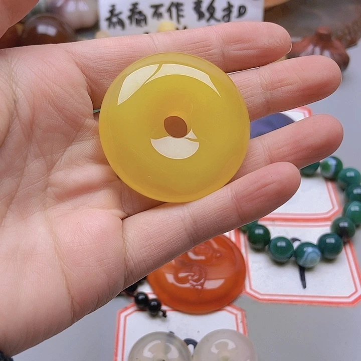 【闪购商品】未镶嵌玛瑙/玉髓珠宝半成品平****3