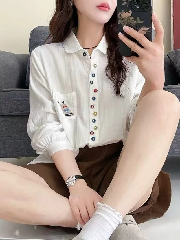 婴儿棉双层纱超级舒服透气衬衣