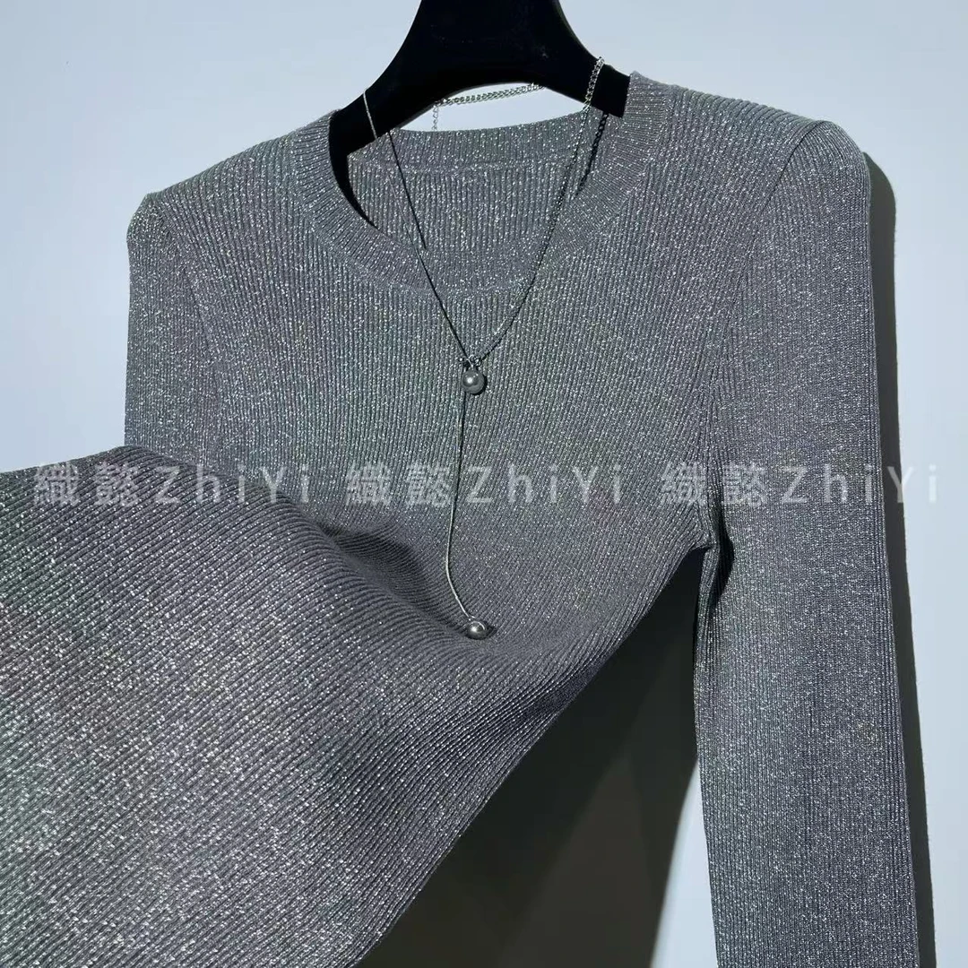 織懿ZHIYI •（凌云）2025意大利进口水晶纱时尚百搭显瘦上衣