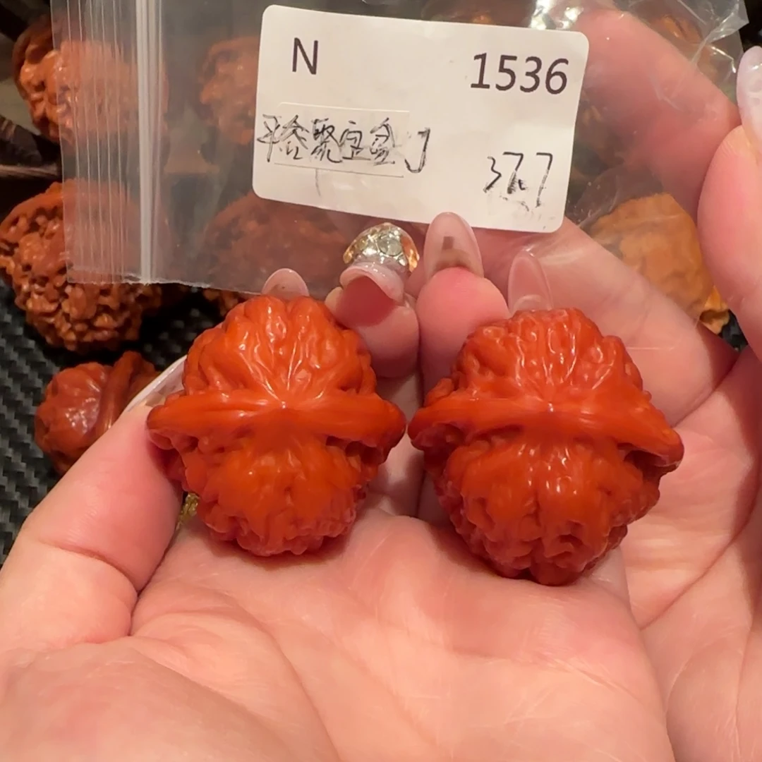 （***）吊坠文玩核桃玉化平谷聚宝盆37精品