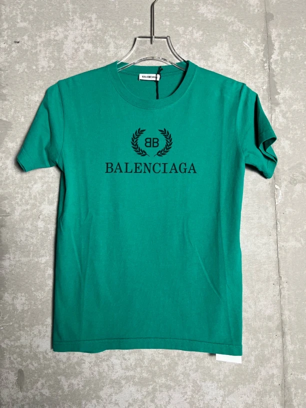 未使用 Balenciaga/巴黎世家 S*1/双B麦穗logo短袖/06455