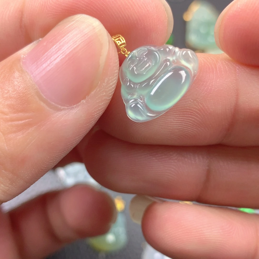 【闪购商品】翡翠18K金镶嵌颈饰翡翠