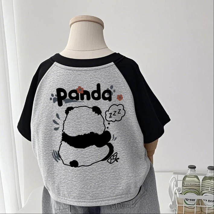 男童短袖t恤2025新款夏装儿童帅气衣服夏季薄款纯棉宽松休闲体恤