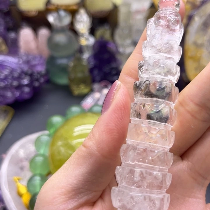 珠宝半成品水晶未镶嵌摆件