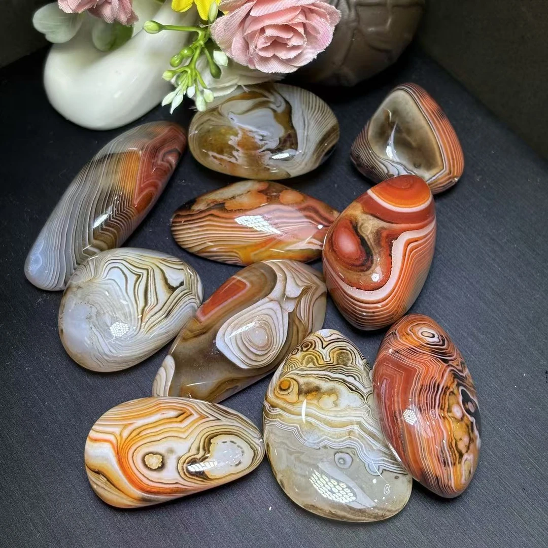 面面来财珠宝S7618-多宝长石原石玛瑙吊坠-多样性只发一件-配绳