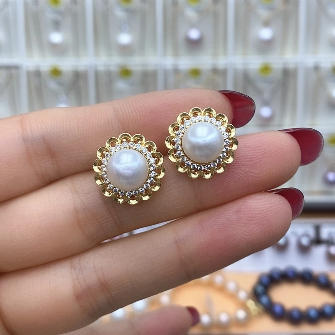 颈饰合金淡水珍珠