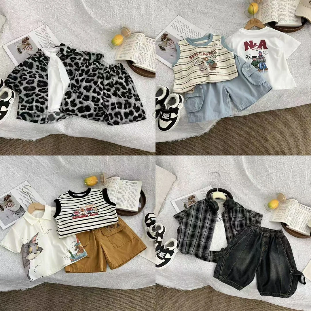 【初好单件夏款701】2025夏季新款儿童休闲百搭时尚套装韩系风格