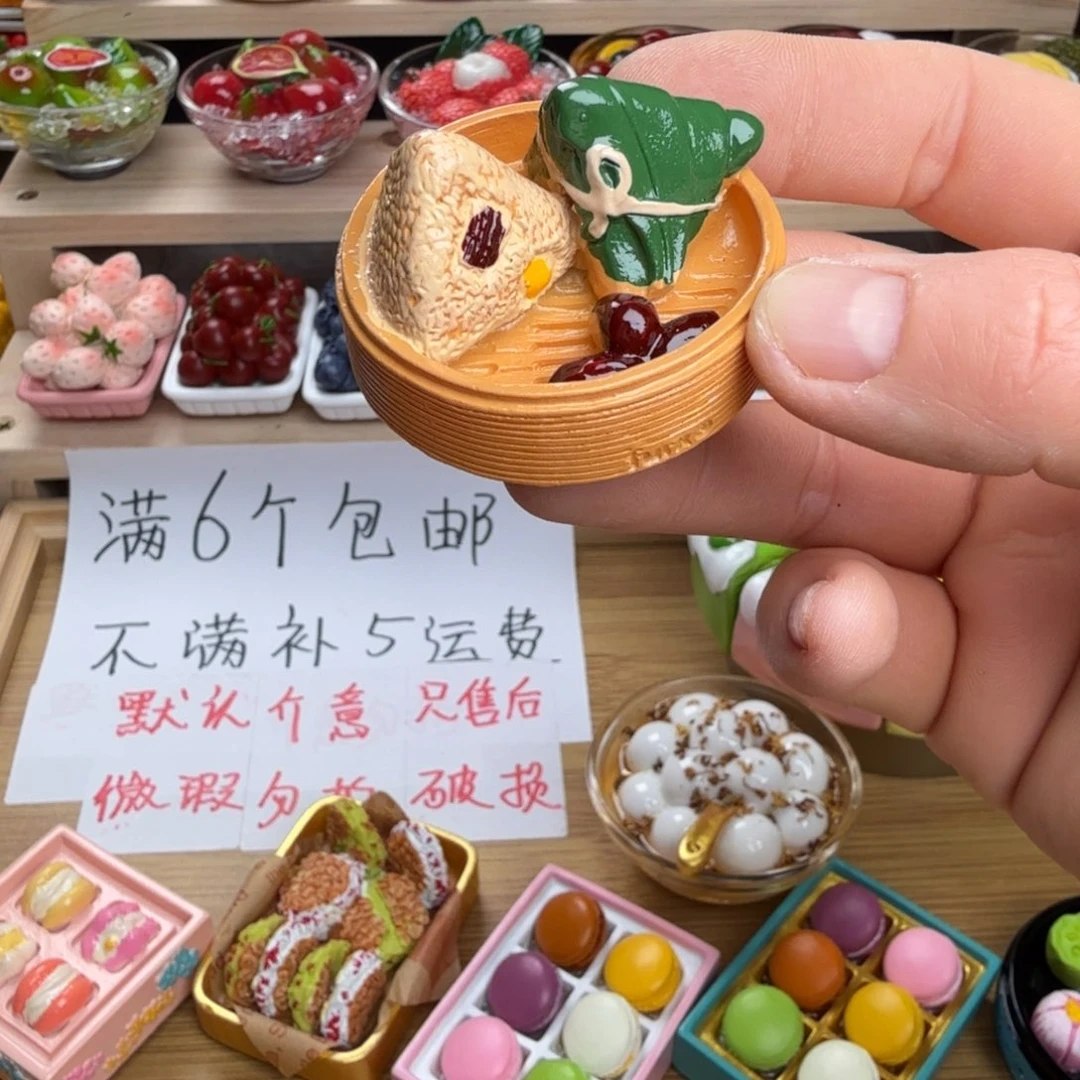 树脂食玩冰箱贴凭开箱视频售后