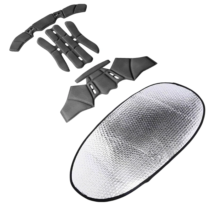 营缆头盔内衬三件套+电动车坐垫