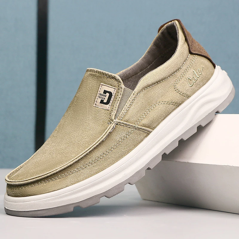 新款老北京布鞋男春秋软底防滑一脚蹬爸爸鞋休闲时尚百搭潮流男鞋