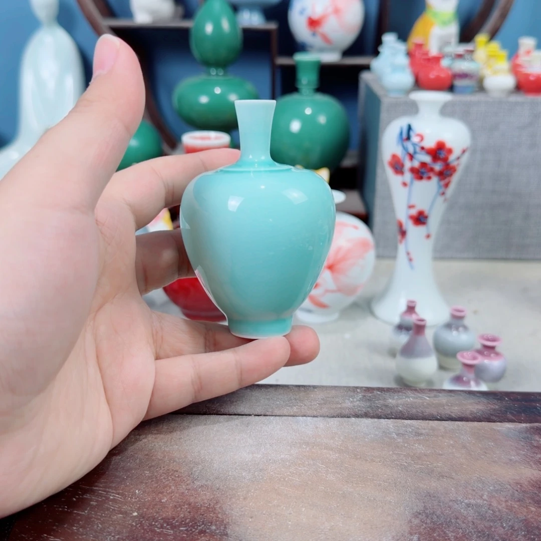 陶瓷手工小花器摆件
