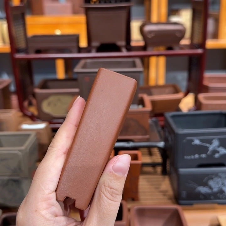 紫砂花盆远*全手工制作