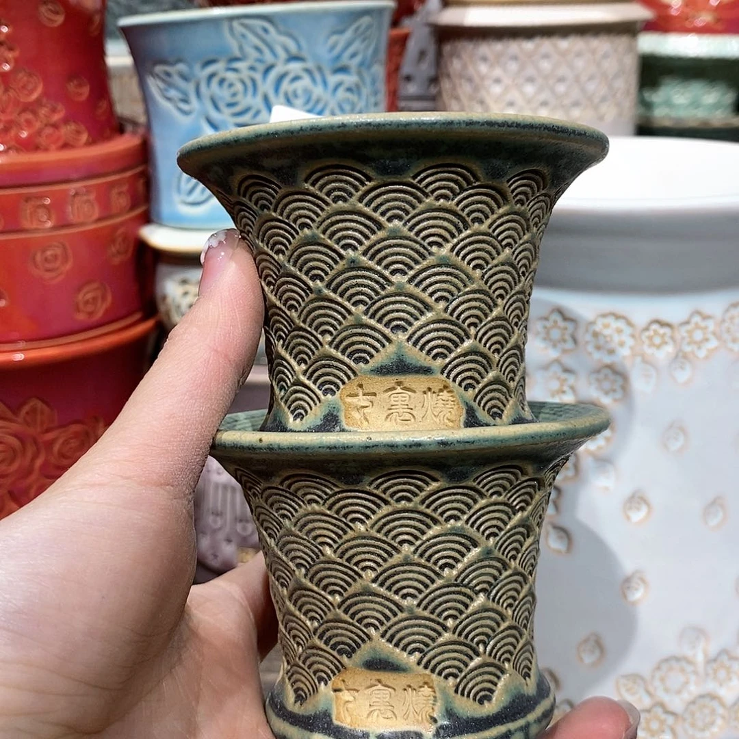 七里烧花盆1-16-519口径6