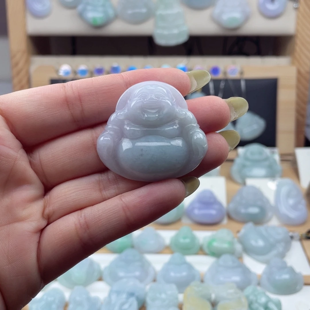 颈饰未镶嵌翡翠35尺寸佛公厚装