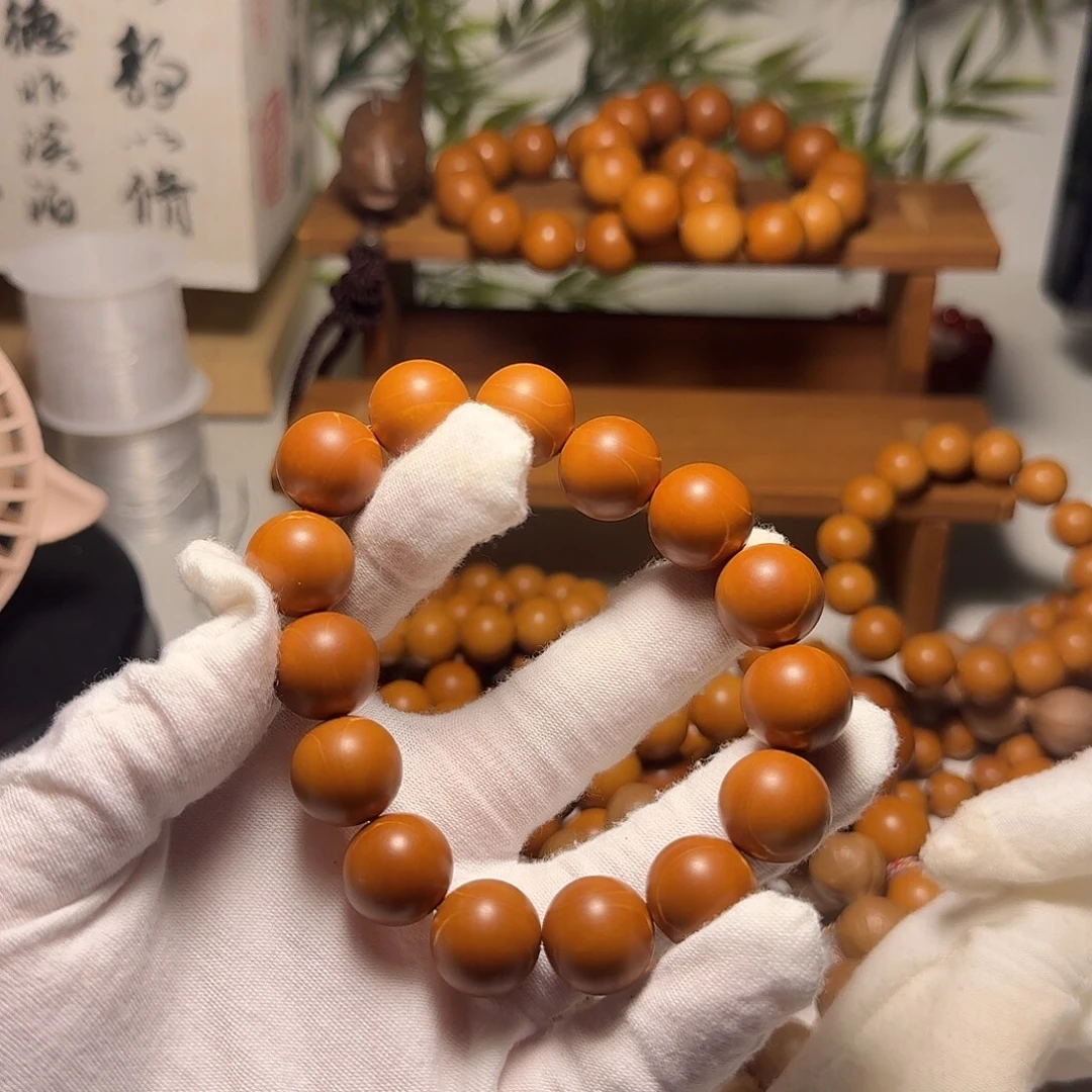 木质类1.5橄榄核正圆光珠