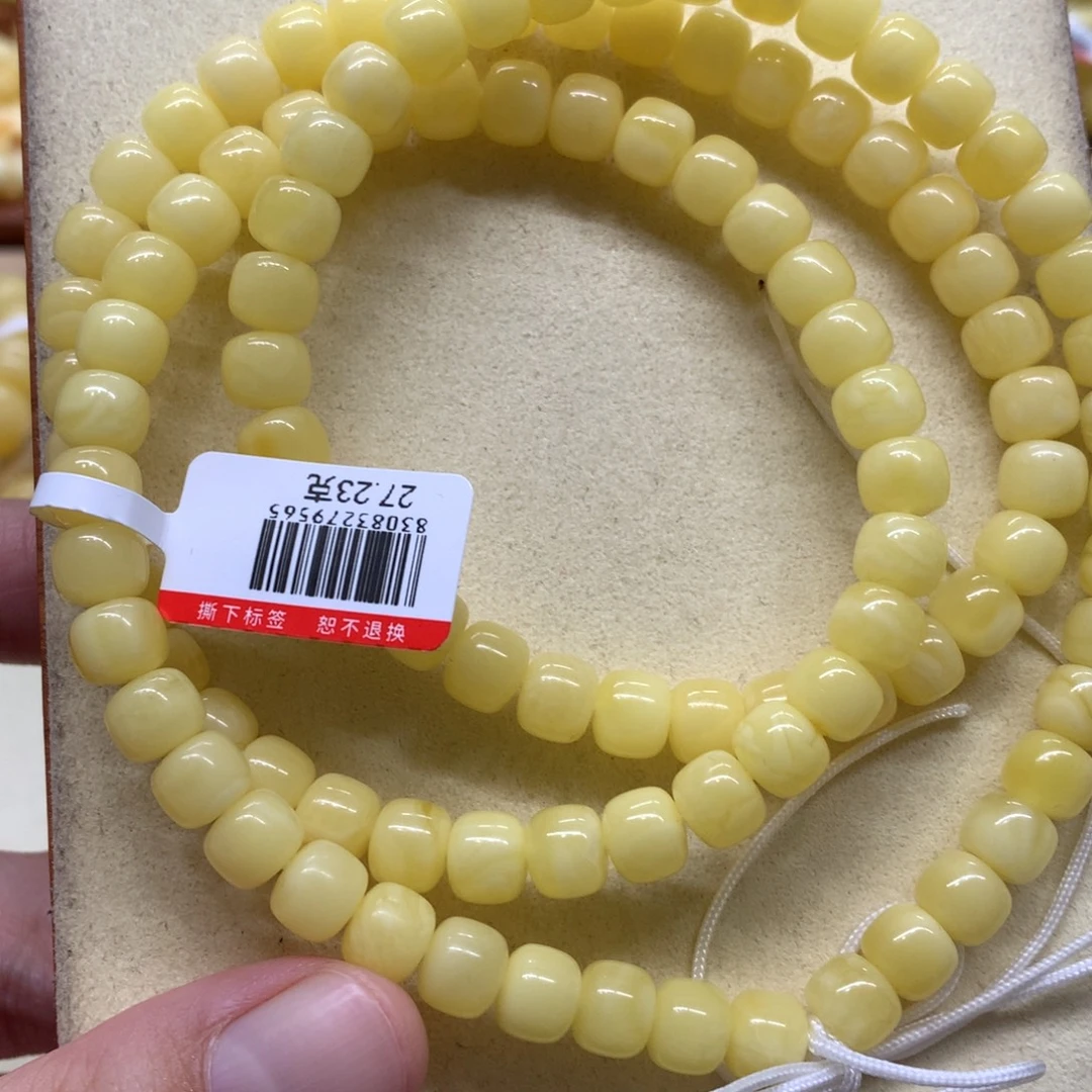 蜜蜡未镶嵌手链蜜蜡