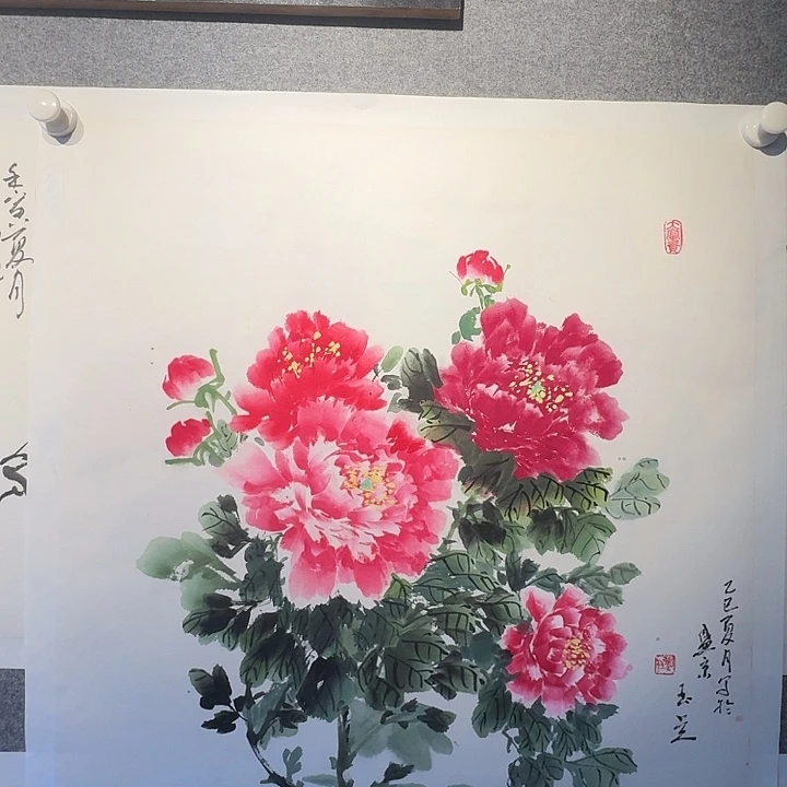 国画王乃忠老师马到成功