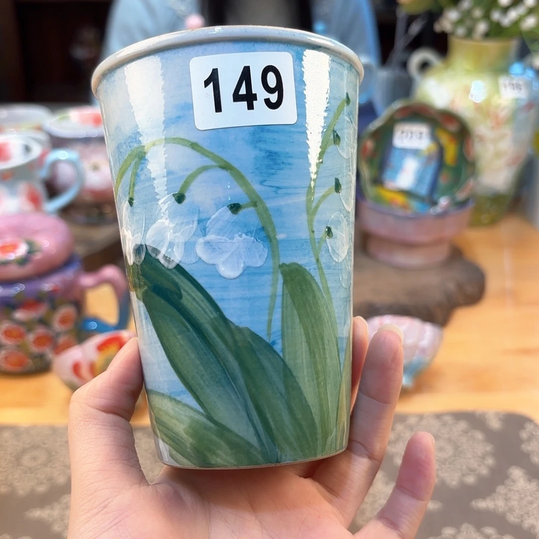 景德镇手绘高温釉下彩陶瓷茶具