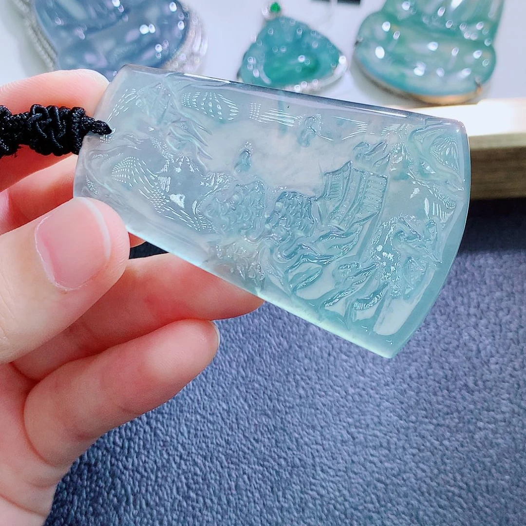 颈饰未镶嵌翡翠翡翠