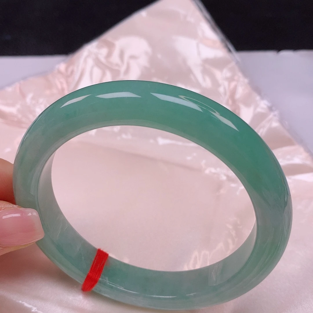 【闪购商品】未镶嵌手镯翡翠蓝**林02 60翡翠手镯