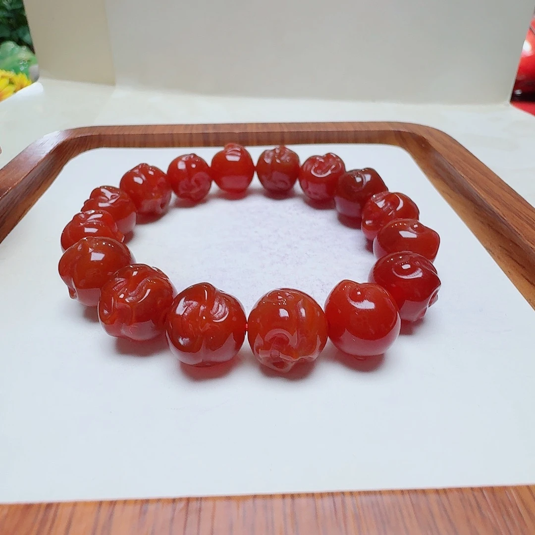 未镶嵌手串玛瑙/玉髓
