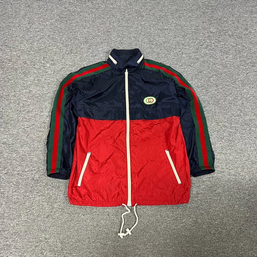 99新 GUCCI/古驰 双G 拼色 冲锋衣 99新 44码