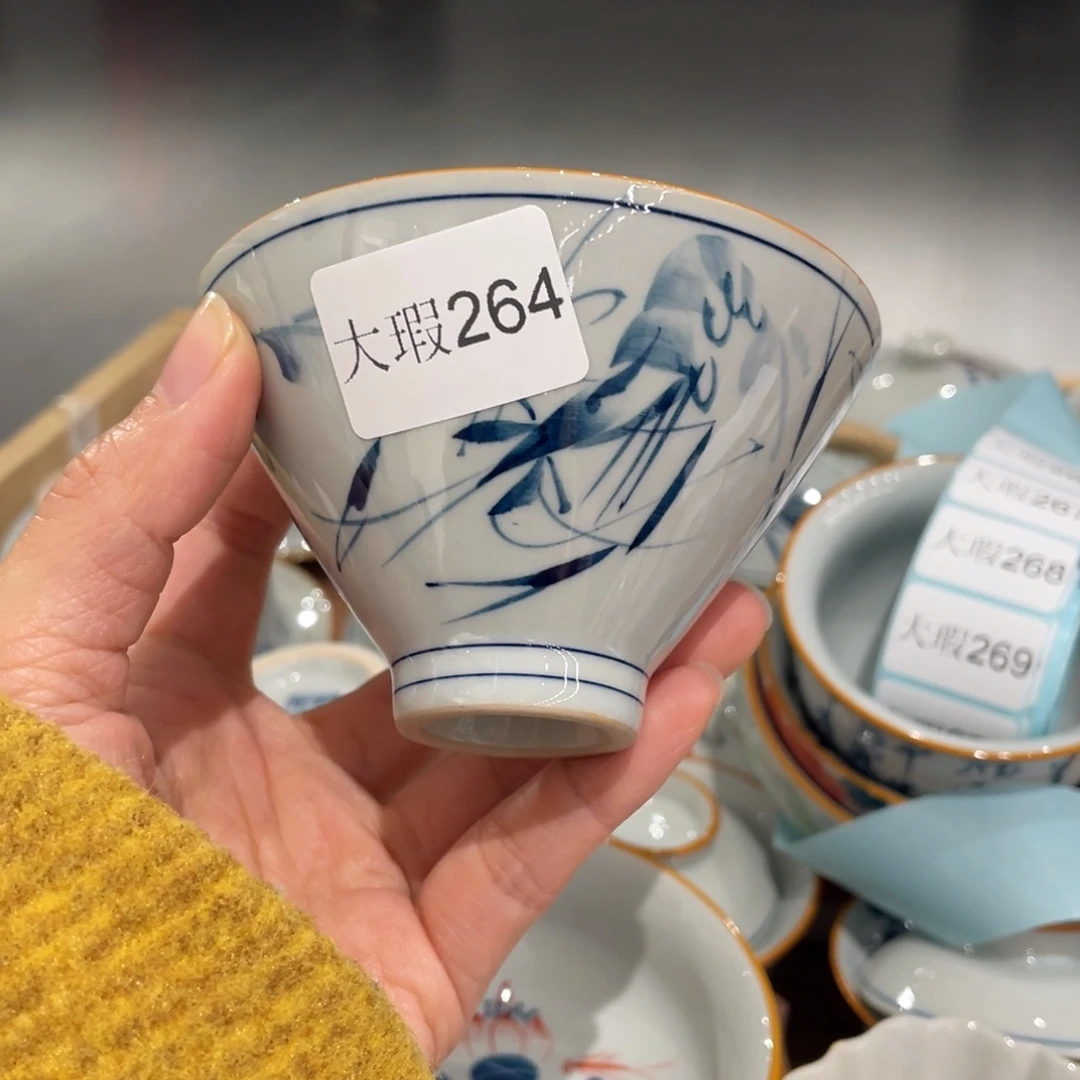 有瑕釉下彩纯手绘