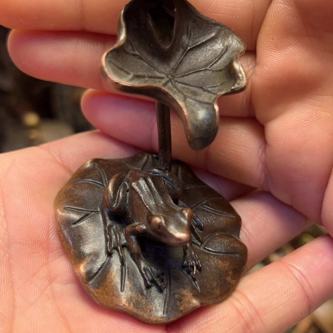 铜摆件欢迎欢迎你