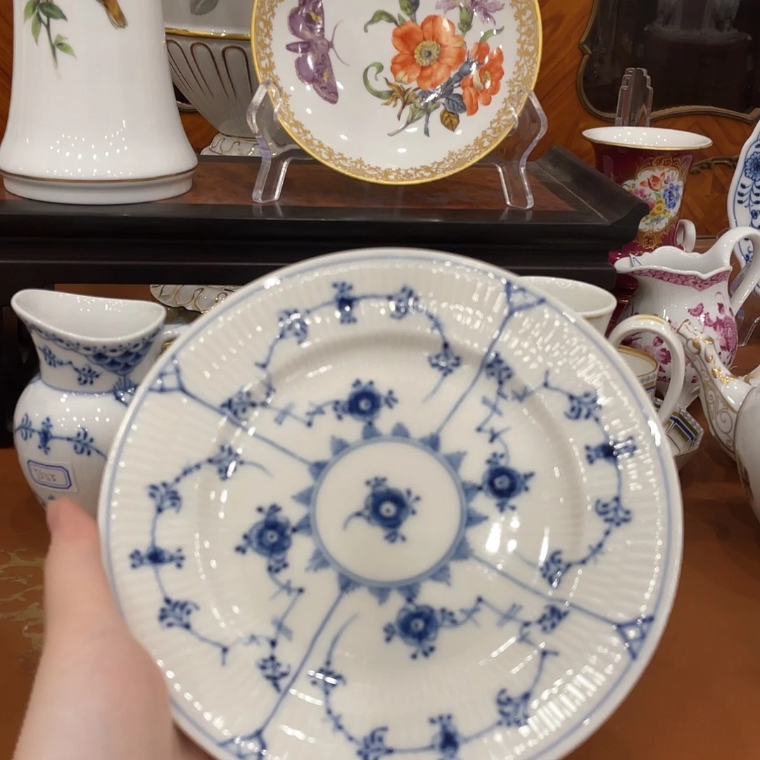 摆件中古哥哈点心盘