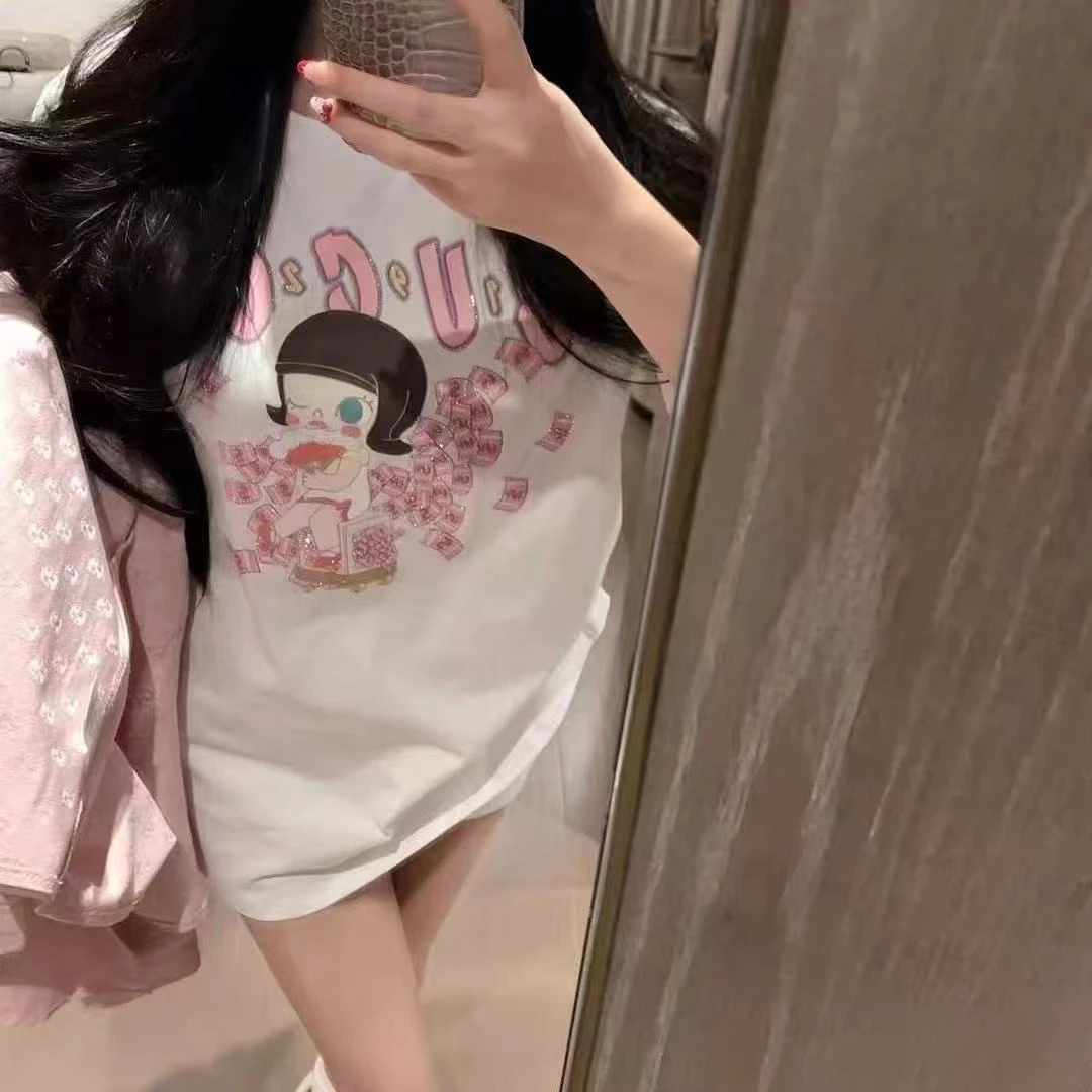 张肉肉5091-1大码卡通娃娃短袖
