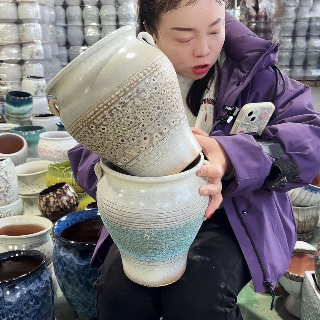 正品两个高22/18红陶