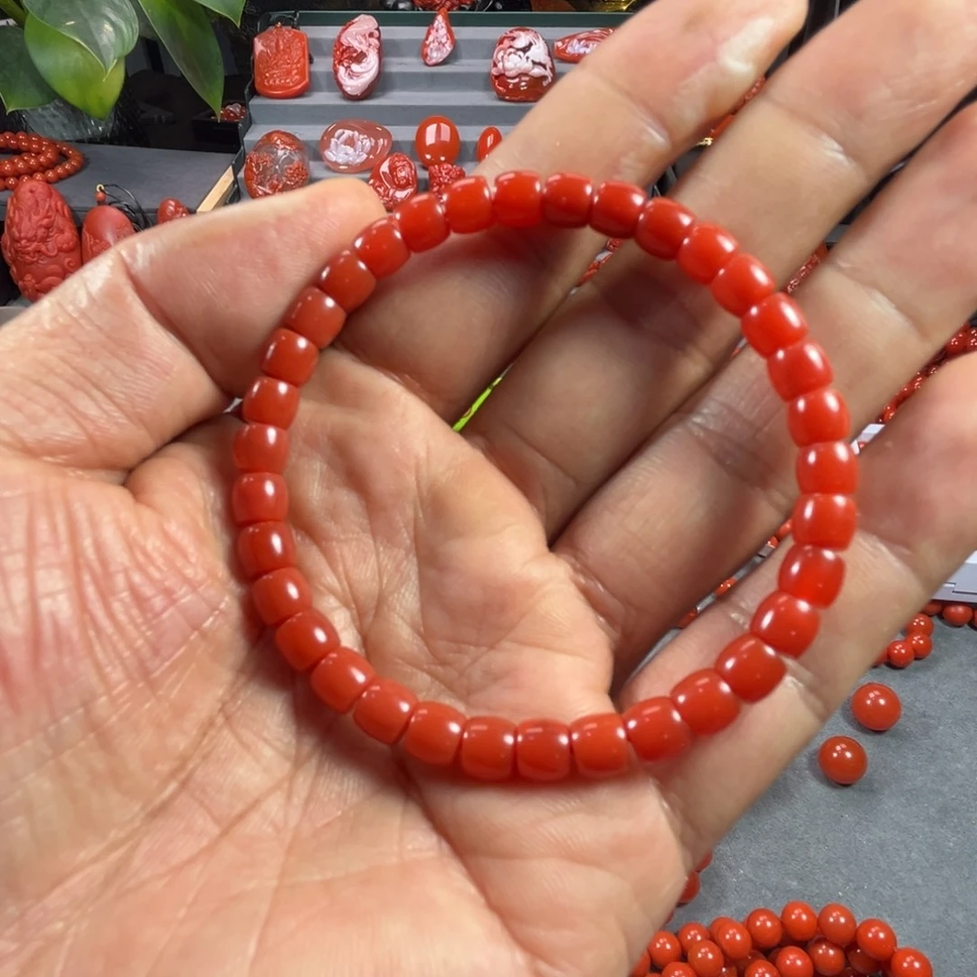 南红玛瑙手链未镶嵌?****?