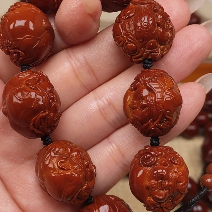 别***线橄榄核吊坠大发横财