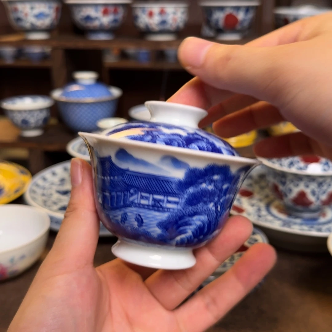 纯手工手绘陶瓷茶具