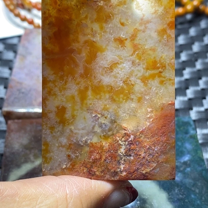 玛瑙/玉髓颈饰足银镀金镶嵌用****3