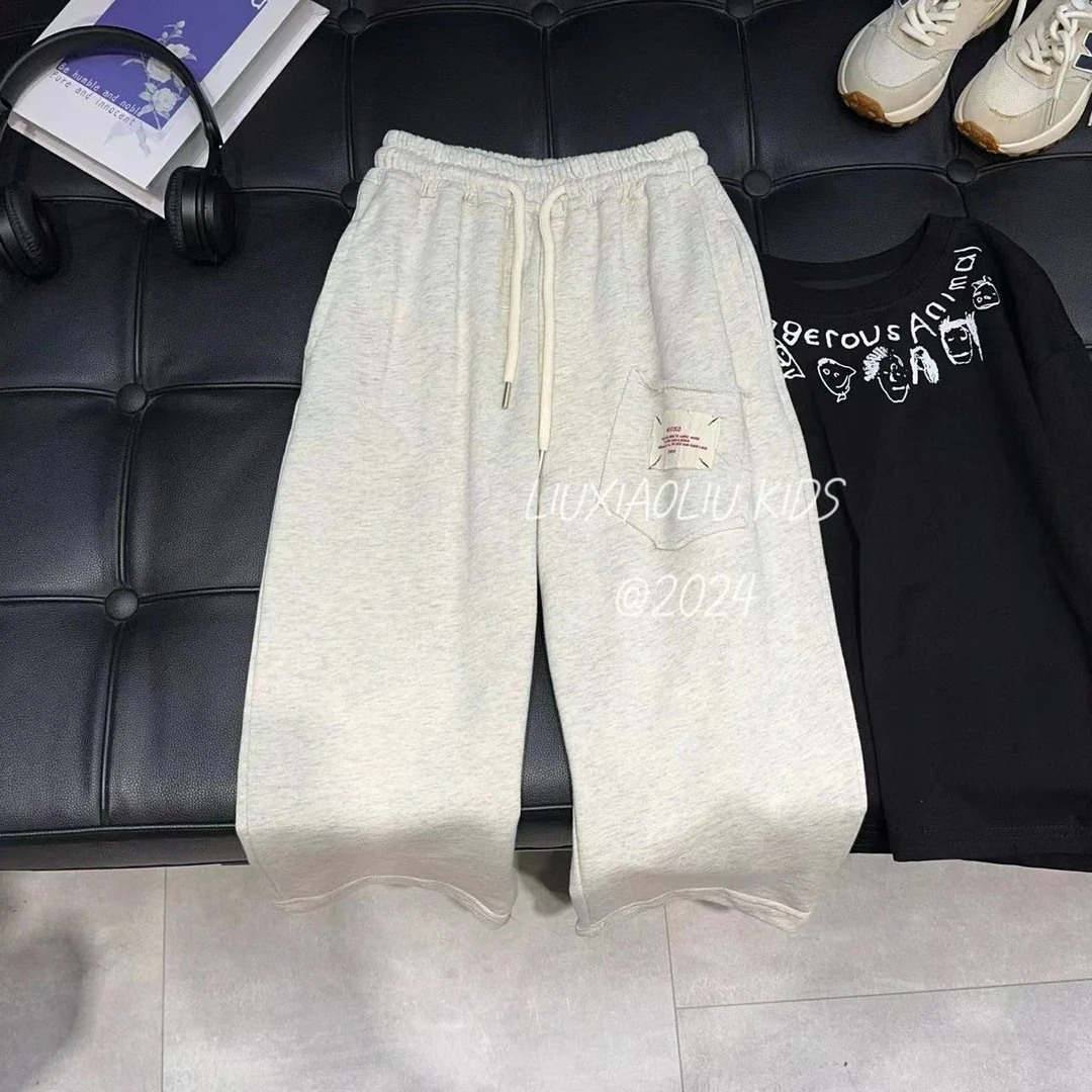 BY LIUXIAOLIU韩版高货秋季儿童休闲裤4118