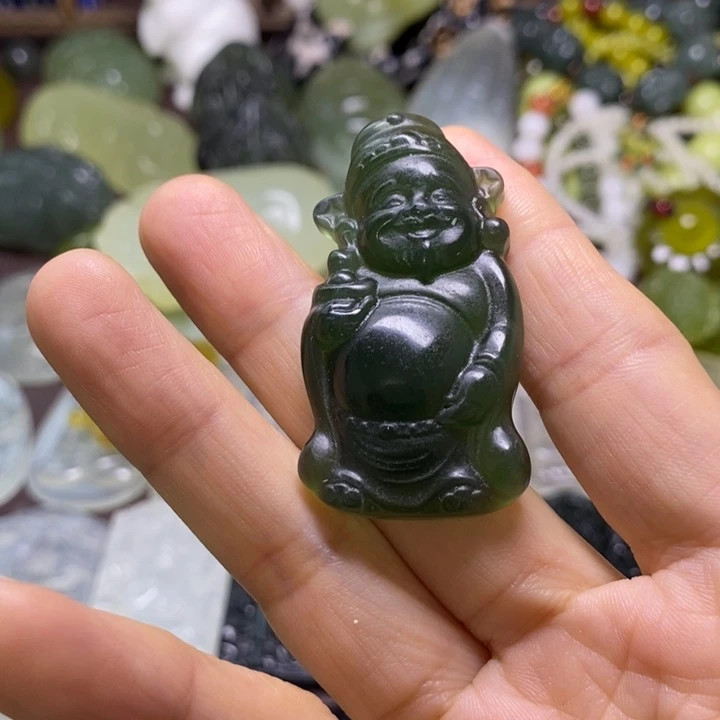 岫玉未镶嵌岫玉颈饰