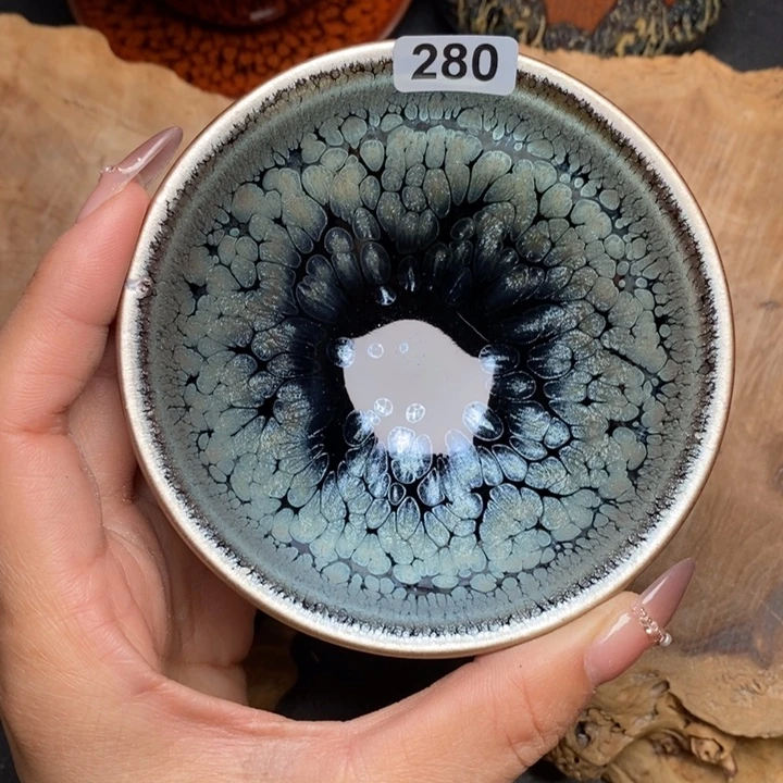 茶盏建窑建盏主人杯280微瑕