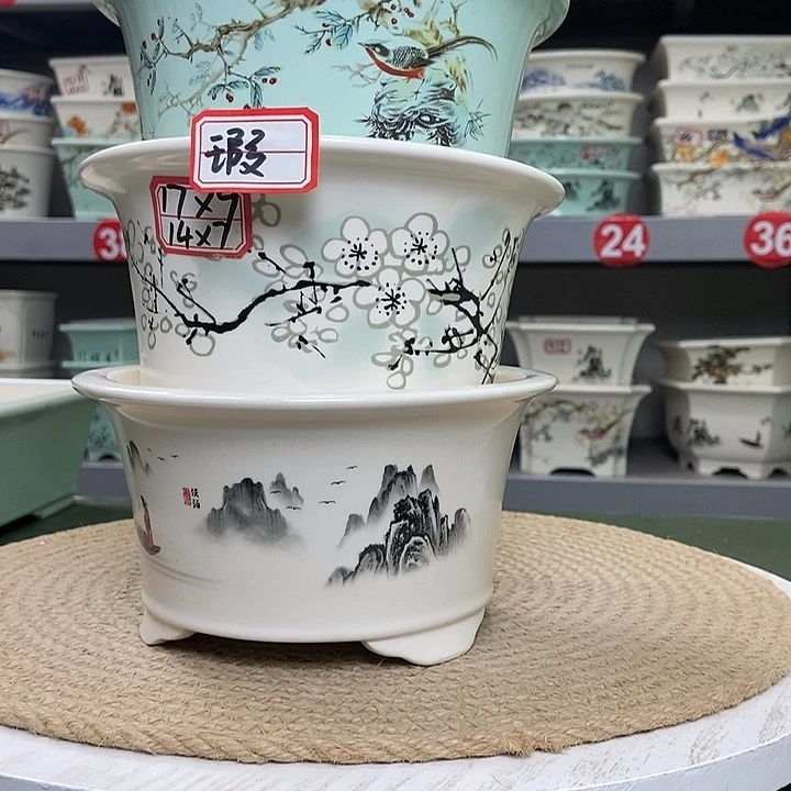 紫砂宜兴紫砂花盆